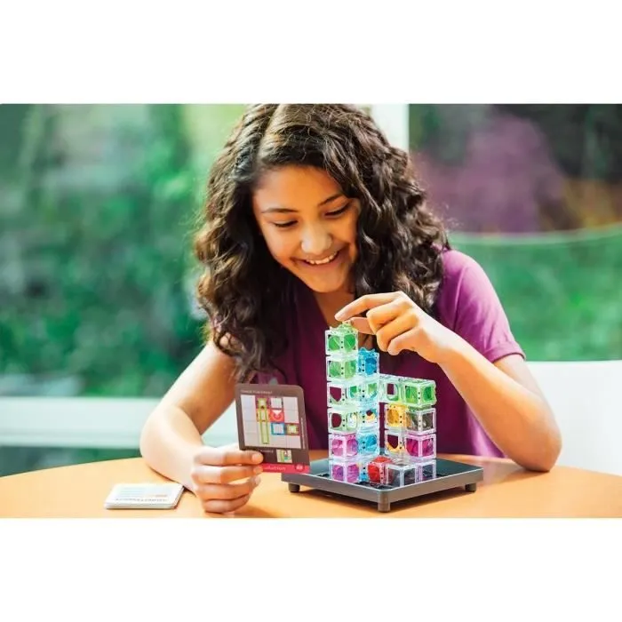 Gravity Maze jeu de logique, Casse-tête, Circuit-bille-Construction, 60 défis, dès 8 ans-Ravensburger, 76433, ThinkFun-4