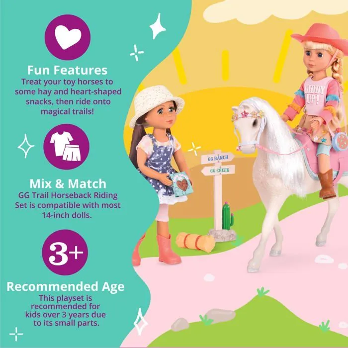 Glitter girls - GG57240Z - Kit d'equitation Horse GG Horseback Riding Trail Accessory Set, , Petit-3