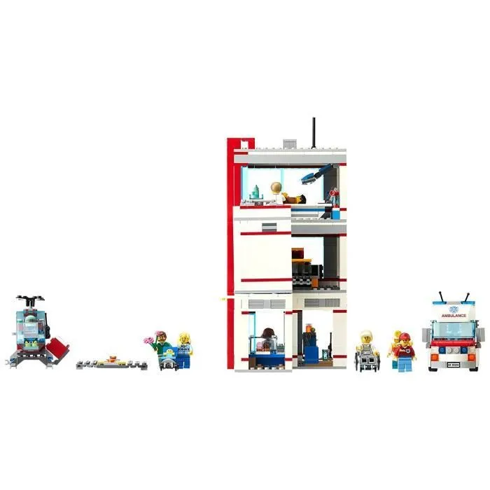 LEGO® City 60204 L’Hôpital LEGO® City-4