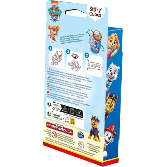 Pat' Patrouille - Asmodee - Rory's Story Cubes - Lancez les dés et créez des histoires dans l'univers de la Pat' Patrouille - Dés 4-1