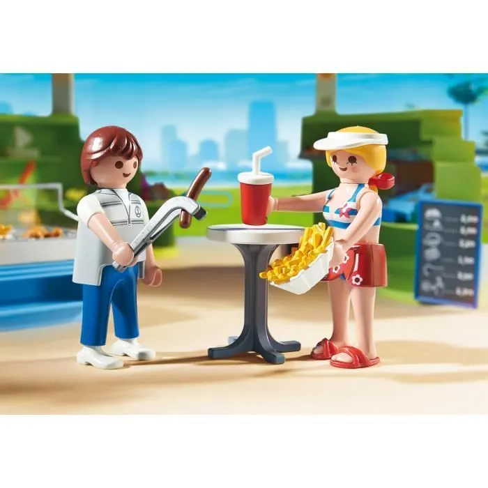 PLAYMOBIL - Espace Boutique et Fast-food 6672 - Mini poulpe qui projette de l'eau - A partir de 4 ans-4