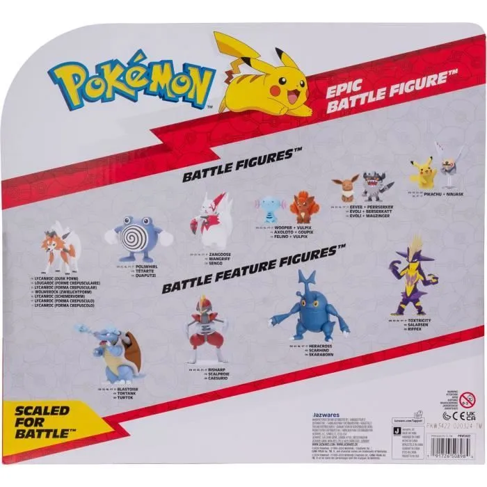 Figurine - BANDAI - Pokémon légendaires Rexilius - 30 cm, articulée, à l’échelle des dessins animés-3