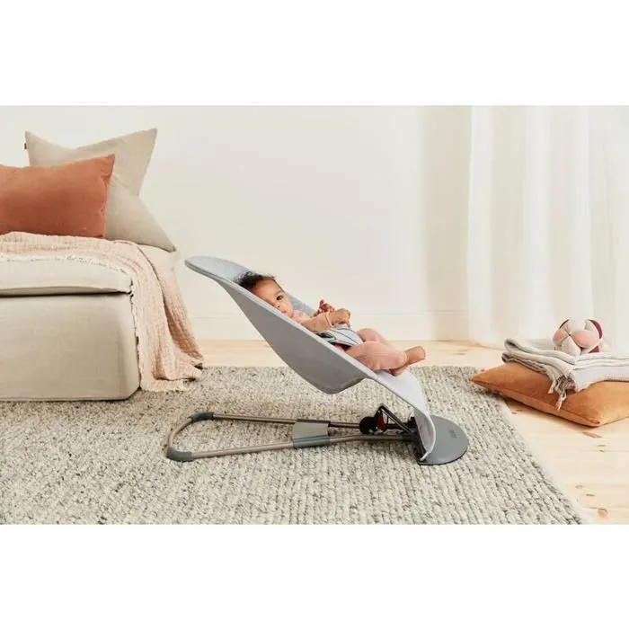 Transat Bliss - BABYBJORN - Gris clair - 3D Jersey - Bébé - Evolutif-2