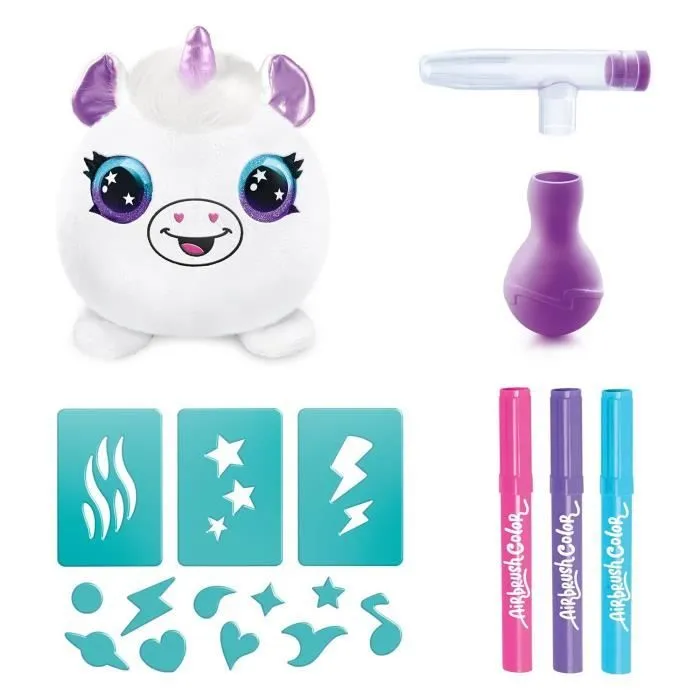 Peluche à personnaliser Airbrush Plush Mini Surprise - Canal Toys-1