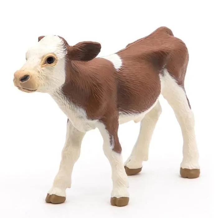Figurine Veau Simmental - PAPO - La Vie à la Ferme - Pour Enfant de 3 ans et plus-3