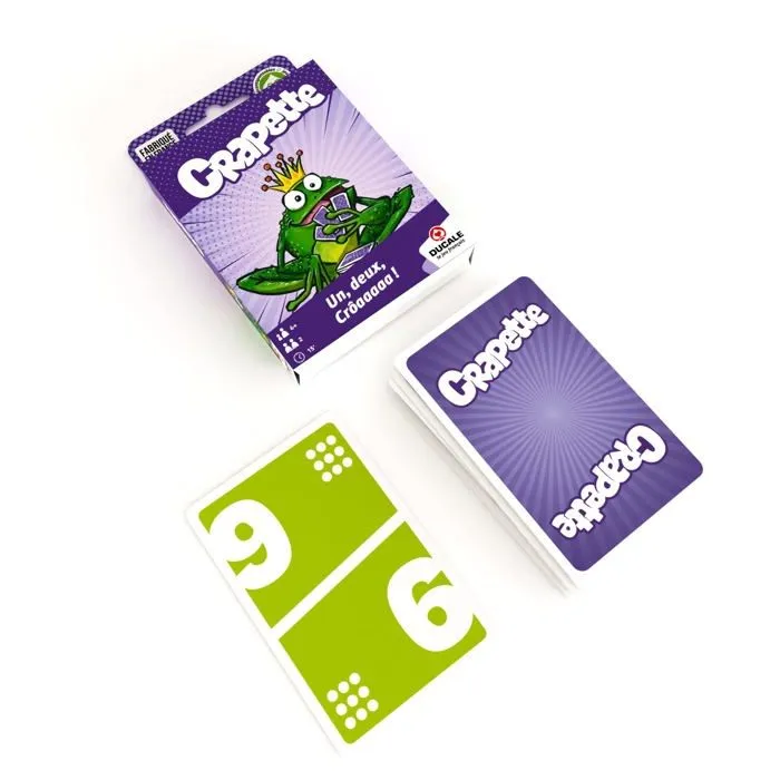 La ducale - 10036683 - Ducale - La Crapette - Jeu de Cartes Enfant - Jeu de rapidite et de reflexe - A partir de 6 Ans-1
