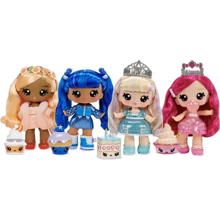 Yummiland - Grande poupée 25 cm à coiffer et câliner - Animal de compagnie + baumes à lèvre parfumé - Bianca - Dès 4ans-3