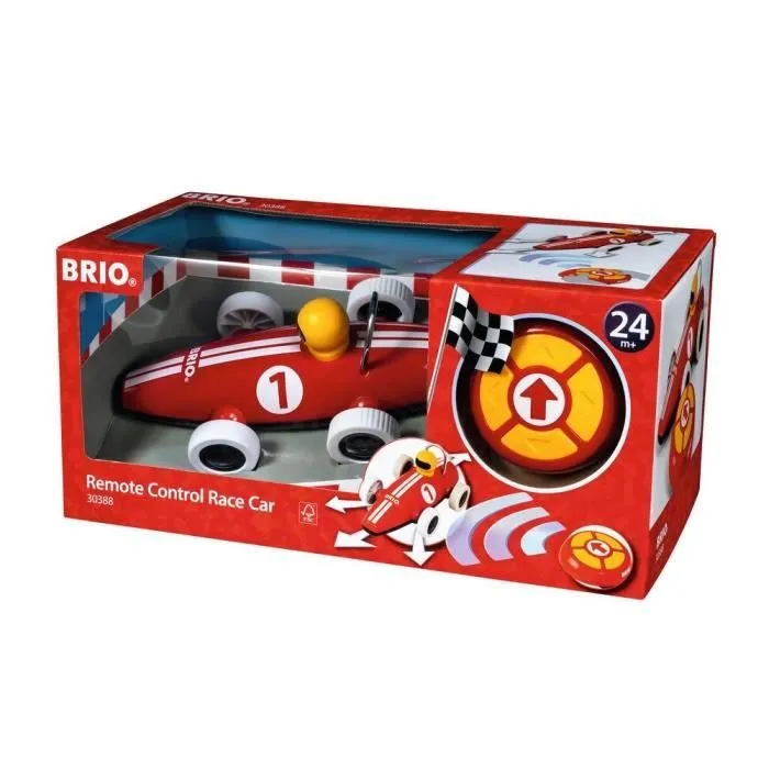 Brio - Voiture de course radiocommandee - Commande à distance - Jouet d'éveil Premier âge - Ravensburger - Dès 2 ans - 30388-4