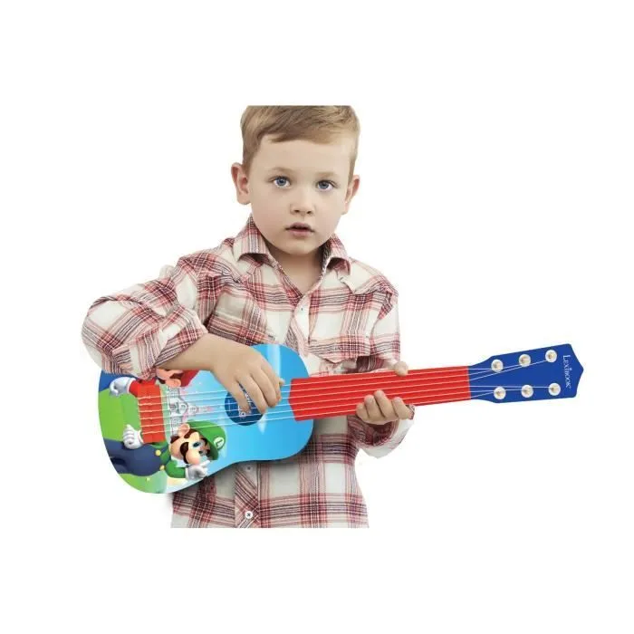 Lexibook - Ma Première Guitare Super Mario - 53 cm - Guide d'apprentissage inclus-1