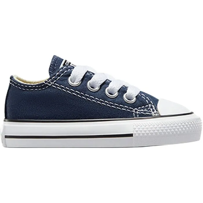 Basket basse - CONVERSE - Chuck Taylor All Star OX - Bleu marine - Lacets - Enfant-0
