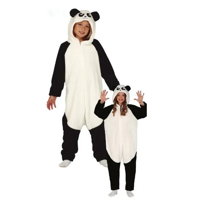 Déguisement pyjama panda bear pour enfants - DisfraZZes - Pyjama panda bear - Blanc - Intérieur - 100% polyester-0