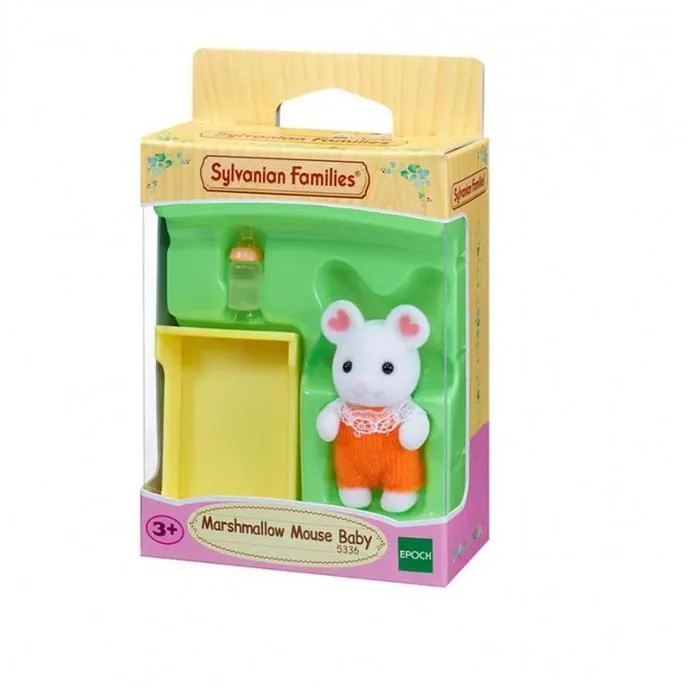 Sylvanian Families 5408 : Le bébé souris marshmallow-2