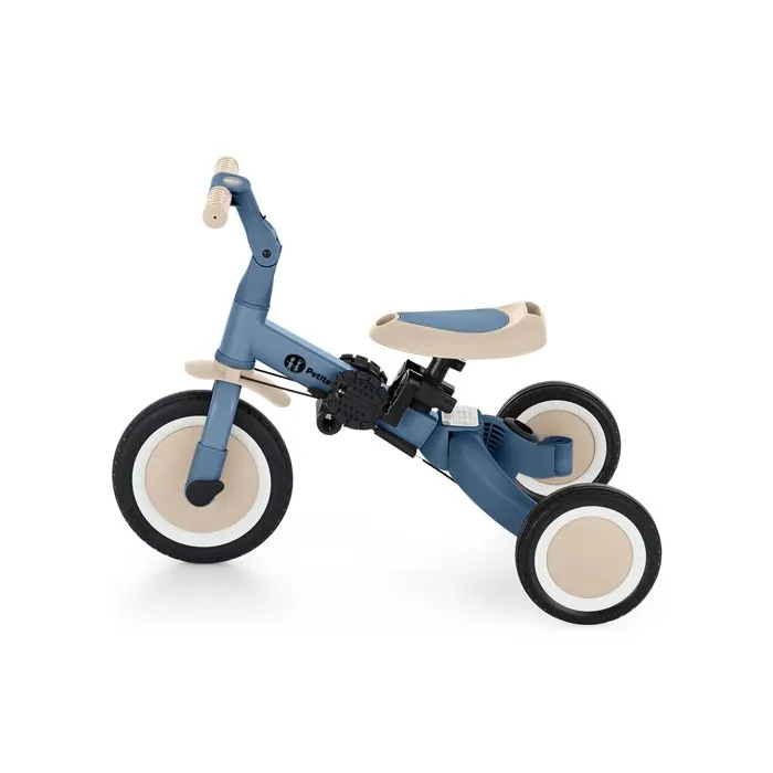 PETITE&MARS Tricycle Enfant Multifonctionnel 5en1 Turbo  Ocean Blue-0