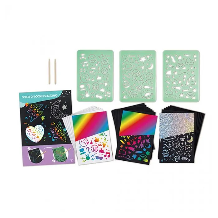 Hape Toys - Coffret artistique tableaux à gratter - HAPE-1