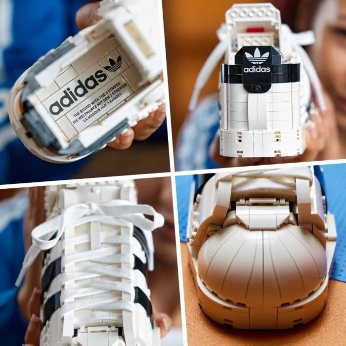 LEGO® 10282 Icons Ensemble chaussure adidas Originals Superstar, Cadeau pour Adultes, Set de Construction à Exposer-3