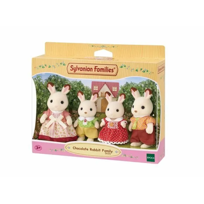 Famille Lapin Chocolat - SYLVANIAN FAMILIES - 5655 - Articulée et Habillée - A partir de 3 ans-2