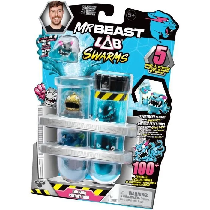 Figurines Miniatures - MrBeast Lab Swarms - 5 modèles aléatoires, 2,5 cm, plus de 100 à collectionner-3