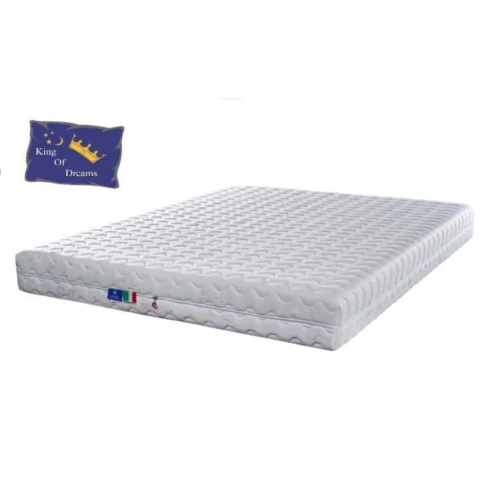 Matelas 80x190 cm pour Sommier Electrique ou Mcanique TPR - Mousse Poli Lattex - epaisseur 20 cm Dhoussable - Soutien Ferme Protge M-3