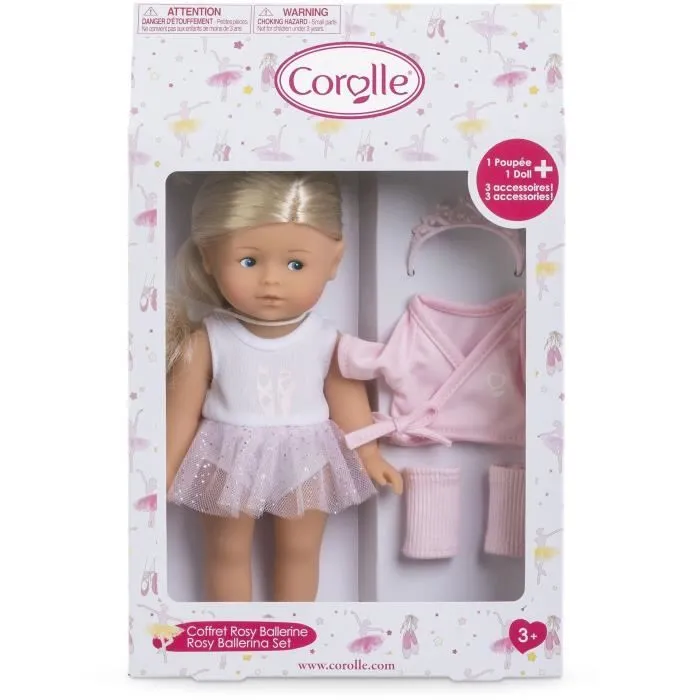 Mini poupée - COROLLE - Coffret Rosy Ballerine - 20 cm - senteur vanille - dès 3 ans-1