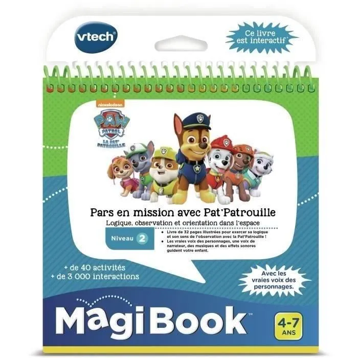 Livre Interactif Magibook - VTECH - La Pat' Patrouille - Niveau 2 - 32 pages illustrées-5