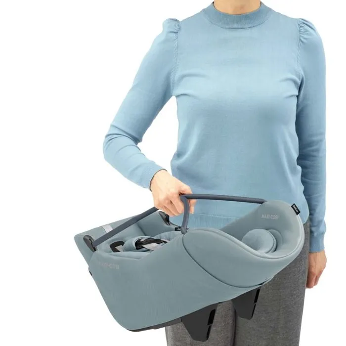 MAXI-COSI CORAL 360, Cosi avec nacelle amovible, Groupe 0+, I-Size, Rotatif, Essential Grey-4
