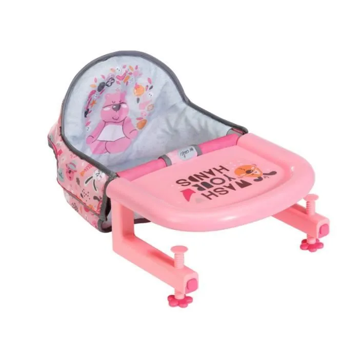 Chaise haute pour poupée - BABY BORN - BABY born Table Feeding Chair - Multicolore - Dès 3 ans - Jeu imaginatif-2