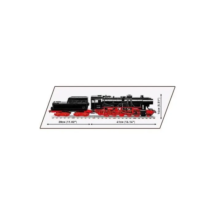 Locomotive à vapeur - COBI - 6282 - Blanc - 500 pièces - À monter soi-même-4