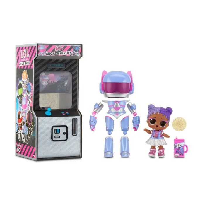L.O.L. Surprise - Boys Arcade Heroes - Mini Poupée Garçon - 7,5cm - Modèle Aléatoire à Collectionner-1
