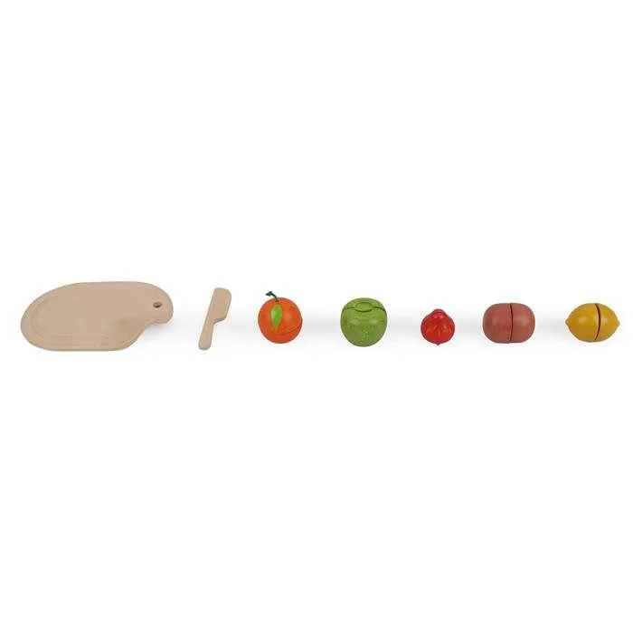Assortiment de fruits en bois - PLAN TOYS - 18,5 x 7,5 x 19 cm - Mixte - A partir de 18 mois-3