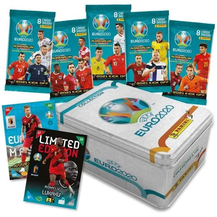 UEFA EURO 2020™ Adrenalyn XL™ 2021 Kick Off - Boite métal COLLECTOR - Panini - Football-4