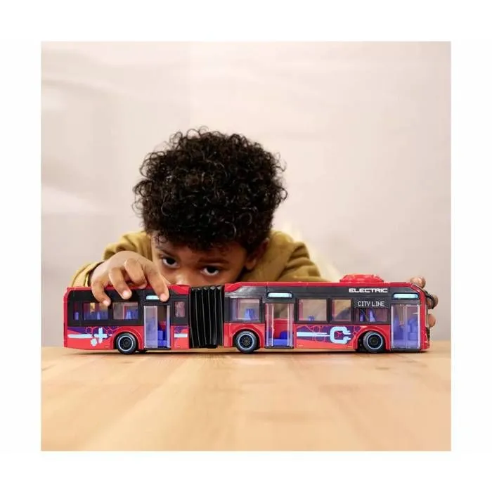 Jouet Bus articulé Volvo Dickie Toys 40 cm Rouge pour enfant-2