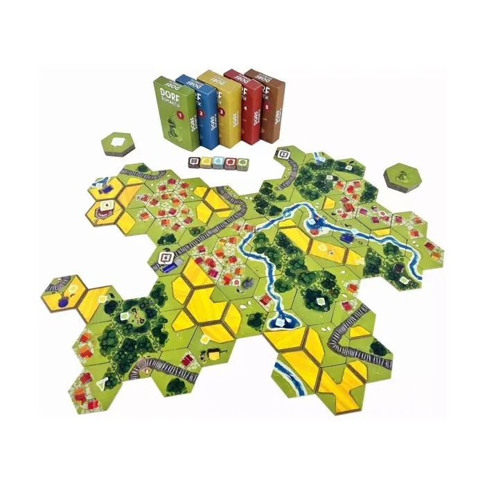 Jeu de plateau - GIGAMIC - Dorfromantik - Blanc - A partir de 9 ans - 1 à 6 joueur(s)-3
