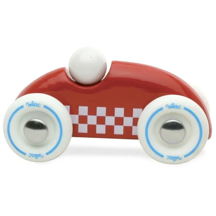 Vilac - Mini Rallye Checkers rouge-0