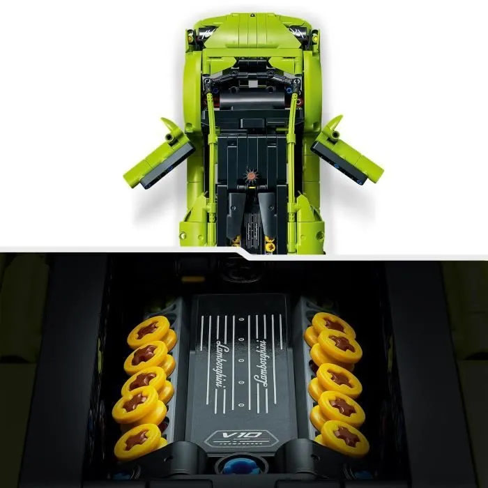 LEGO® Technic 42161 Lamborghini Huracán Tecnica, Kit de Maquette de Voiture pour Enfants Fans de Sport Automobile-3