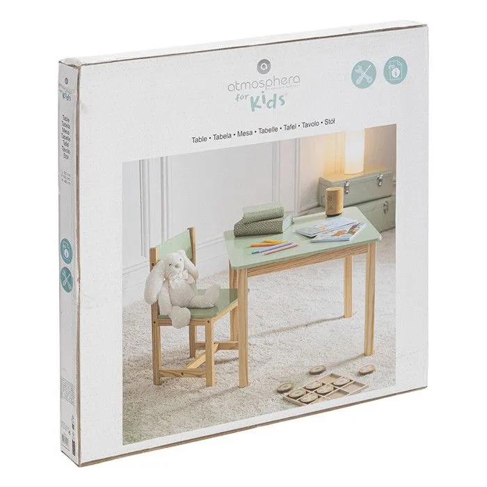Table enfant Classic vert Atmosphera-4