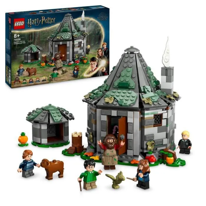 LEGO Harry Potter 76428 La Cabane de Hagrid : une Visite Inattendue, Jouet Fantastique-0