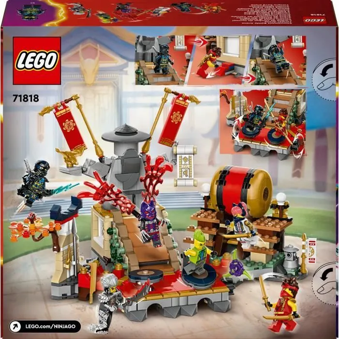 LEGO® NINJAGO® 71818 L’arène de combat du tournoi - Jouet d'action ninja pour enfant-5