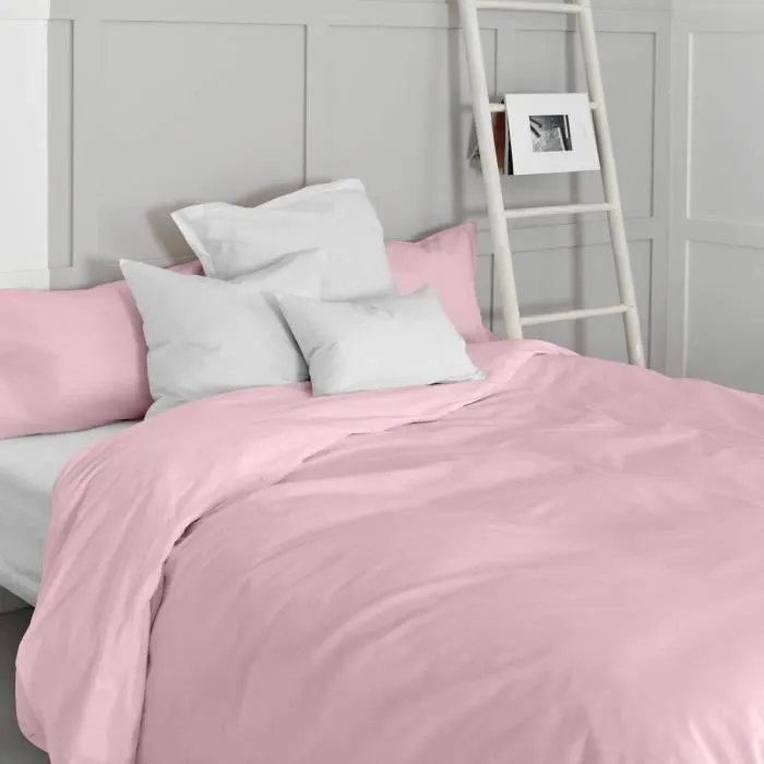 basic basic housse de couette 200x200 rose pâle-2