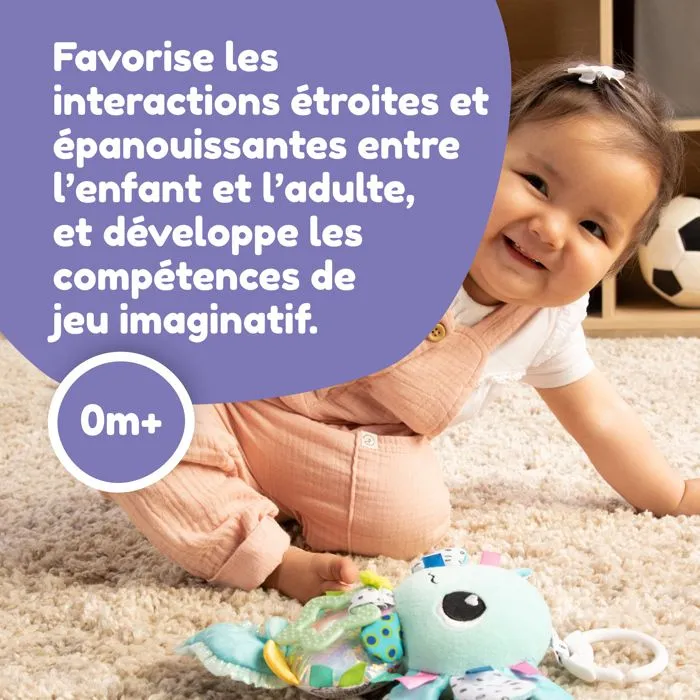 Peluche d'éveil sensoriel - Lamaze - Alise l’Axolotl - Couleurs vives - 0 à 6 mois - À clipser-2