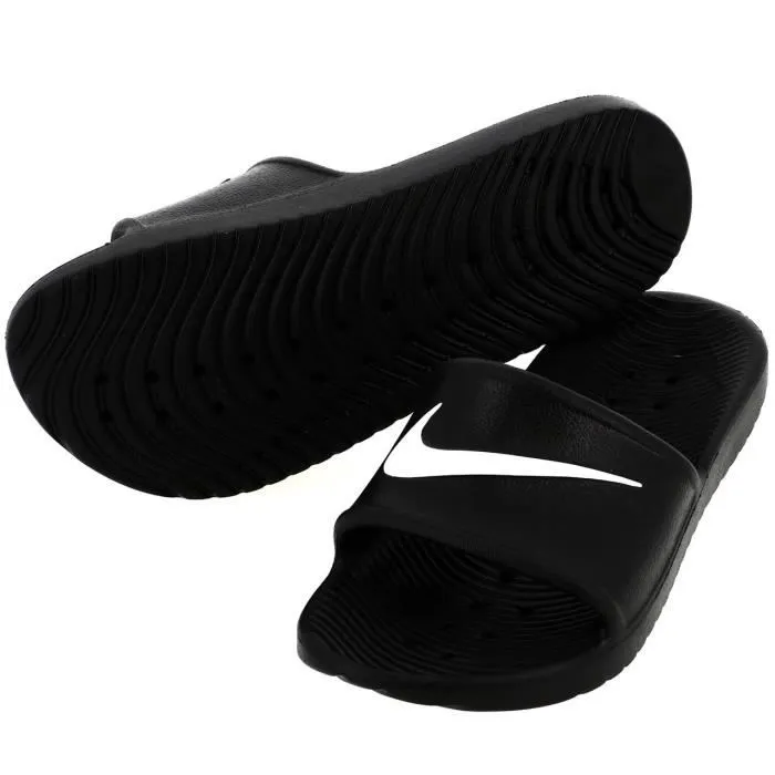 Claquettes de douche NIKE Kawa pour enfant - Noir-1