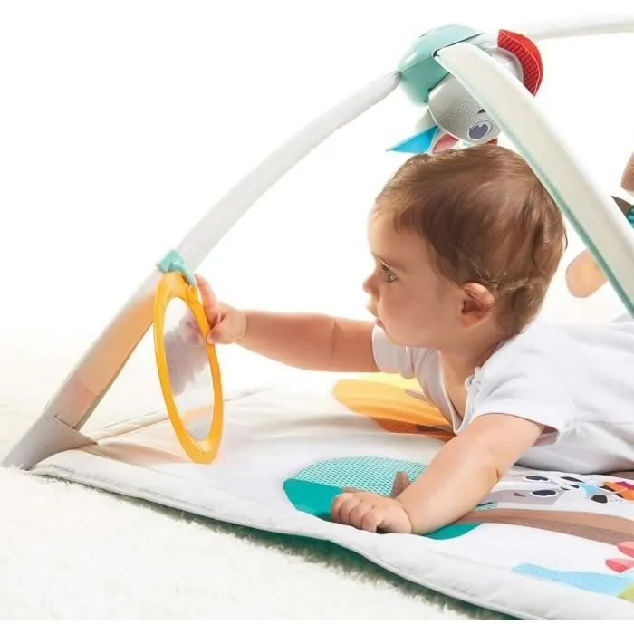 TINY LOVE Tapis de jeu luxe Gymini Into the Forest, avec arches amovibles et jouet musical-3