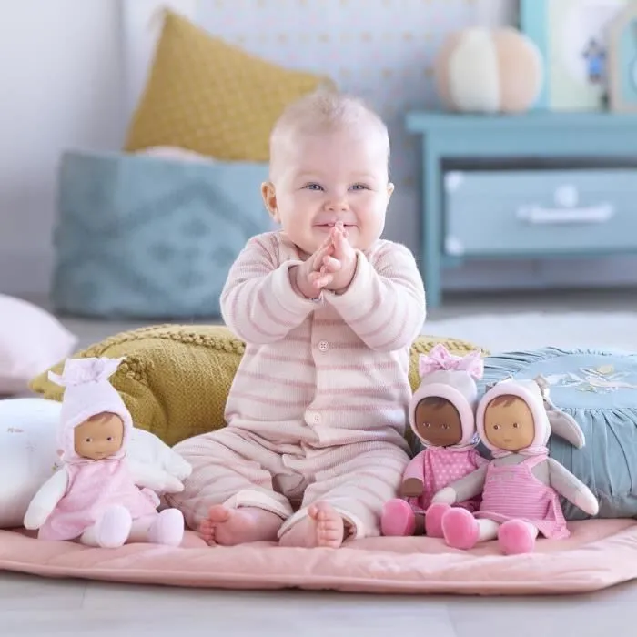 Mon Doudou COROLLE - Miss Rayée Rêves d'Etoiles - 25 cm - petite poupée - senteur de vanille - dès la naissance-1