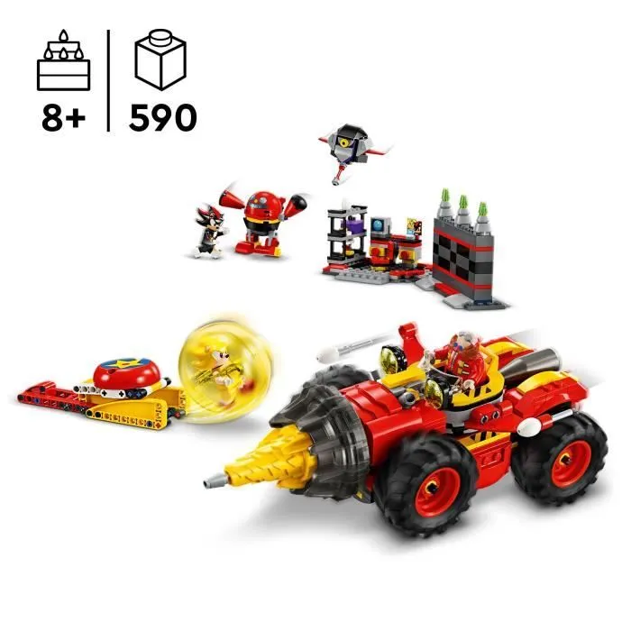 LEGO® Sonic the Hedgehog 76999 Super Sonic contre Egg Drillster, Avec Shadow et Dr. Eggman-1