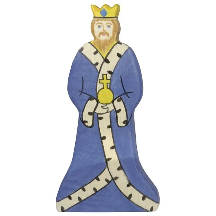 Figurine - HOLZTIGER - Roi - Mixte - 3 ans et plus - Intérieur-0