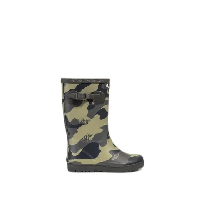 Bottes de pluie - Aigle - Woody-pop Pt 2 - Caoutchouc - Semelles crantées - Mixte-0