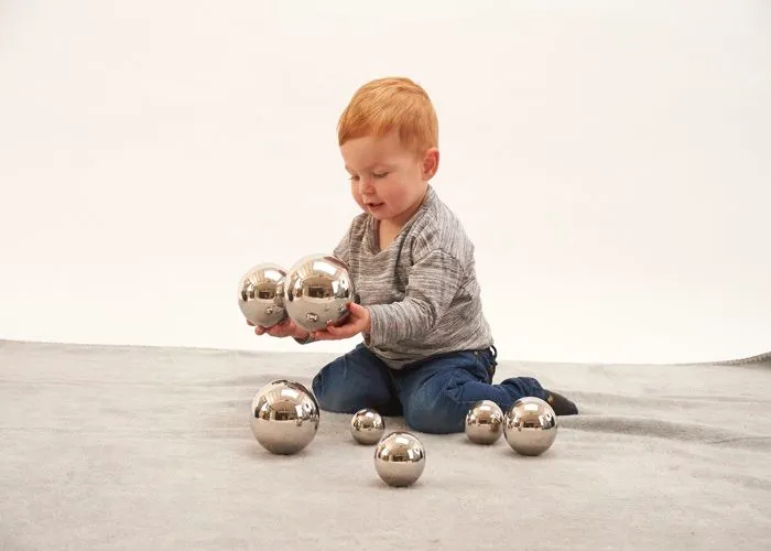 Jouet - TICKIT - Sensory Reflective Mirror Balls avec son-2