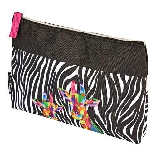Trousse à crayons HERLITZ 50043583 - Noir, Blanc - Motif-1