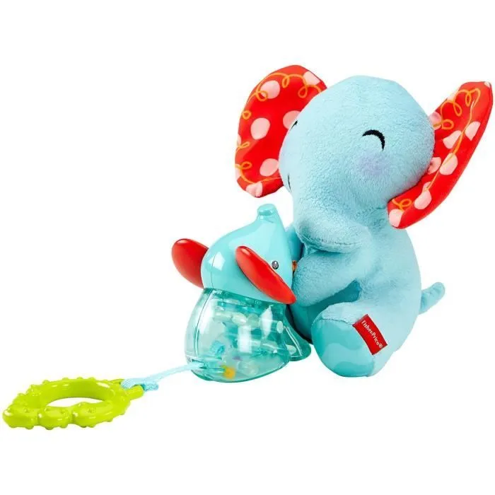 Peluche Maman et bébé éléphant aille Unique Coloris Unique - FISHER PRICE - Peluche - Mixte - 3 mois - Intérieur-0