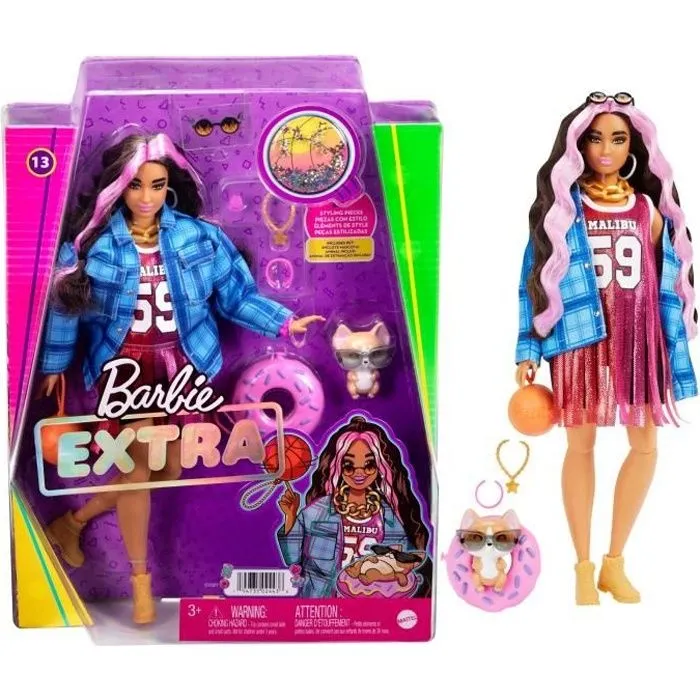 Barbie - Extra Robe Basketball - Poupée - 3 ans et +-0
