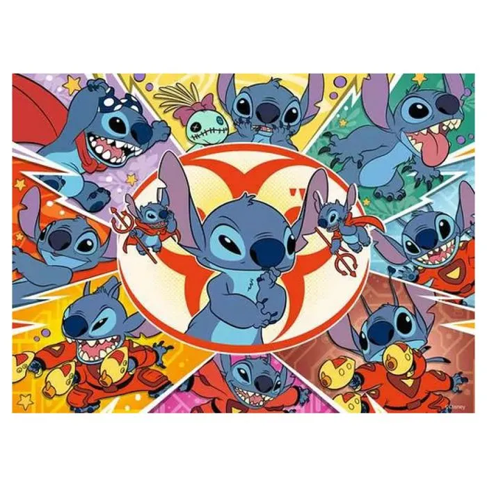 Puzzle 100 pièces XXL - RAVENSBURGER - Dans mon propre univers Stitch Disney - Enfant - Dessins animés et BD-2
